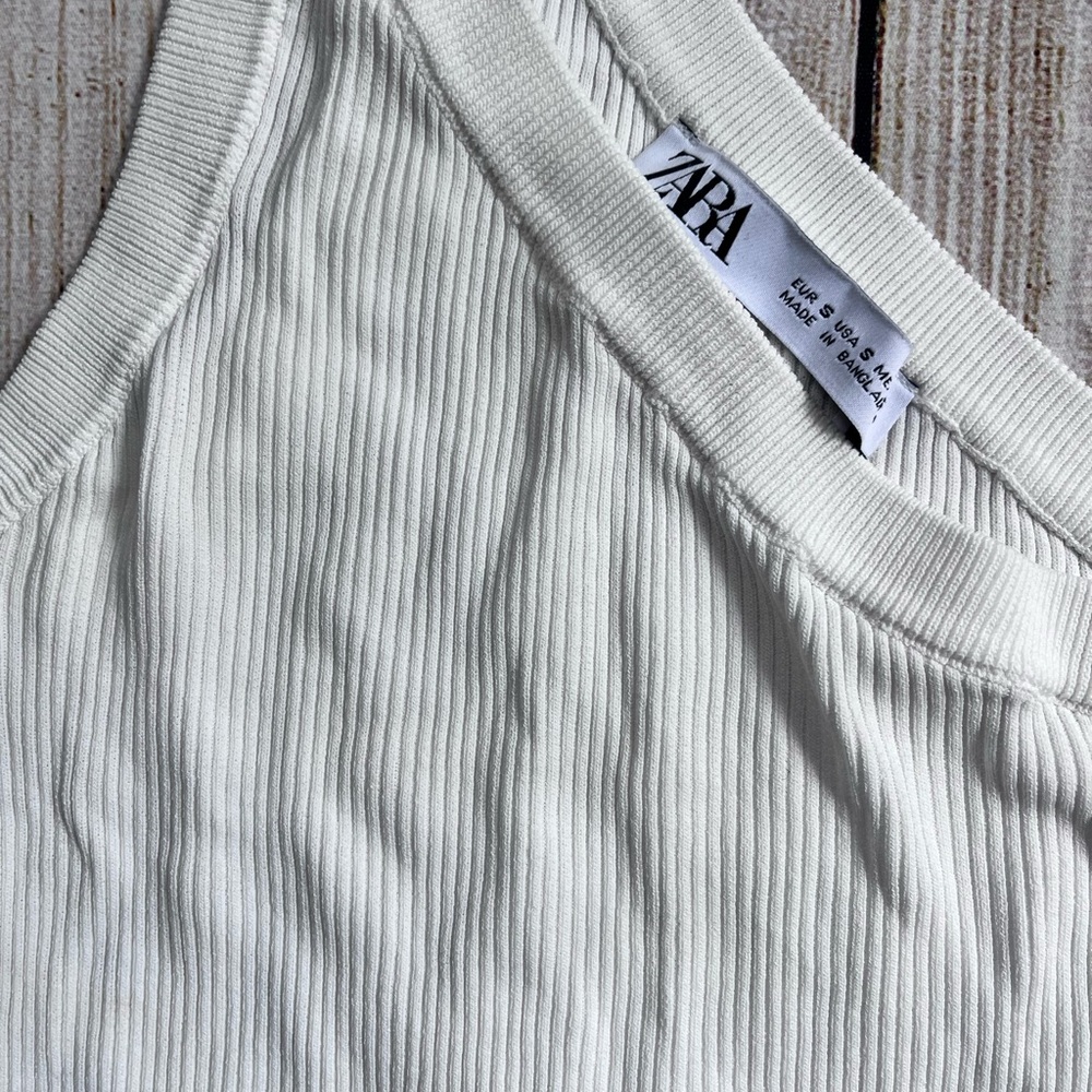 ZARA summer bundle outfit Jean shorts tanks small - Picture 6 of 6